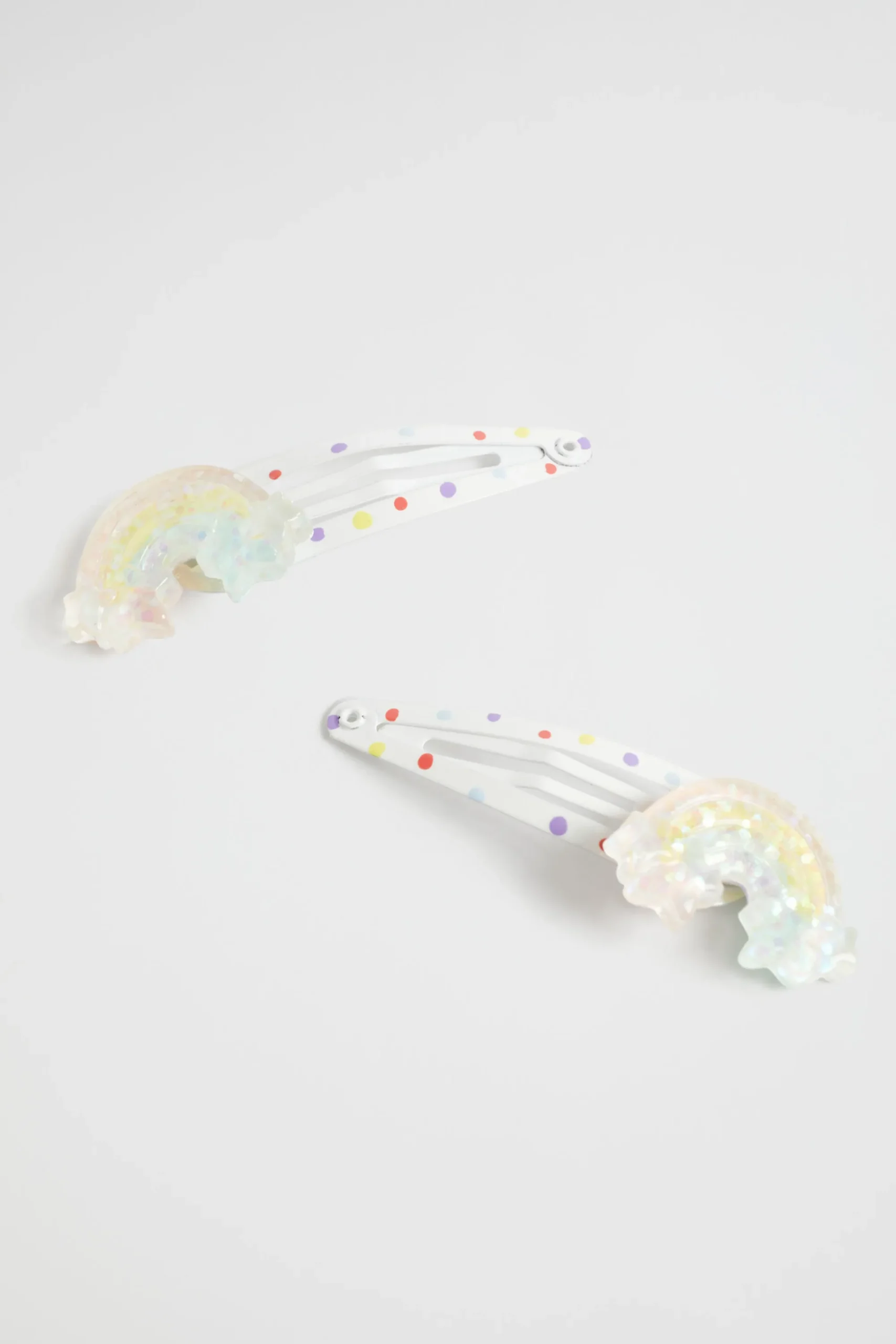 Girl Seed Heritage Hair Accessories-Acrylic Rainbow Spot Snaps