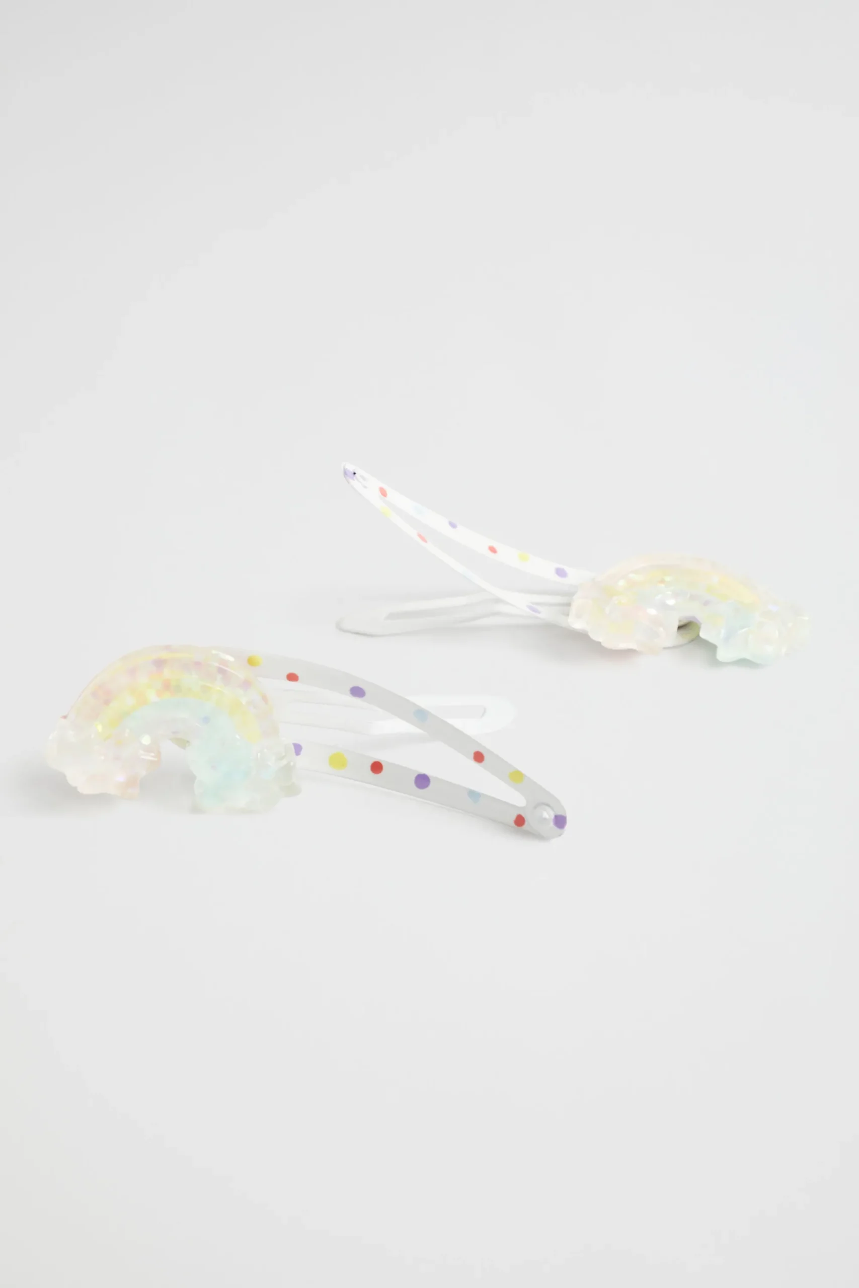 Girl Seed Heritage Hair Accessories-Acrylic Rainbow Spot Snaps