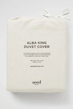 Seed Heritage Bedroom-Alba Super King Duvet Cover