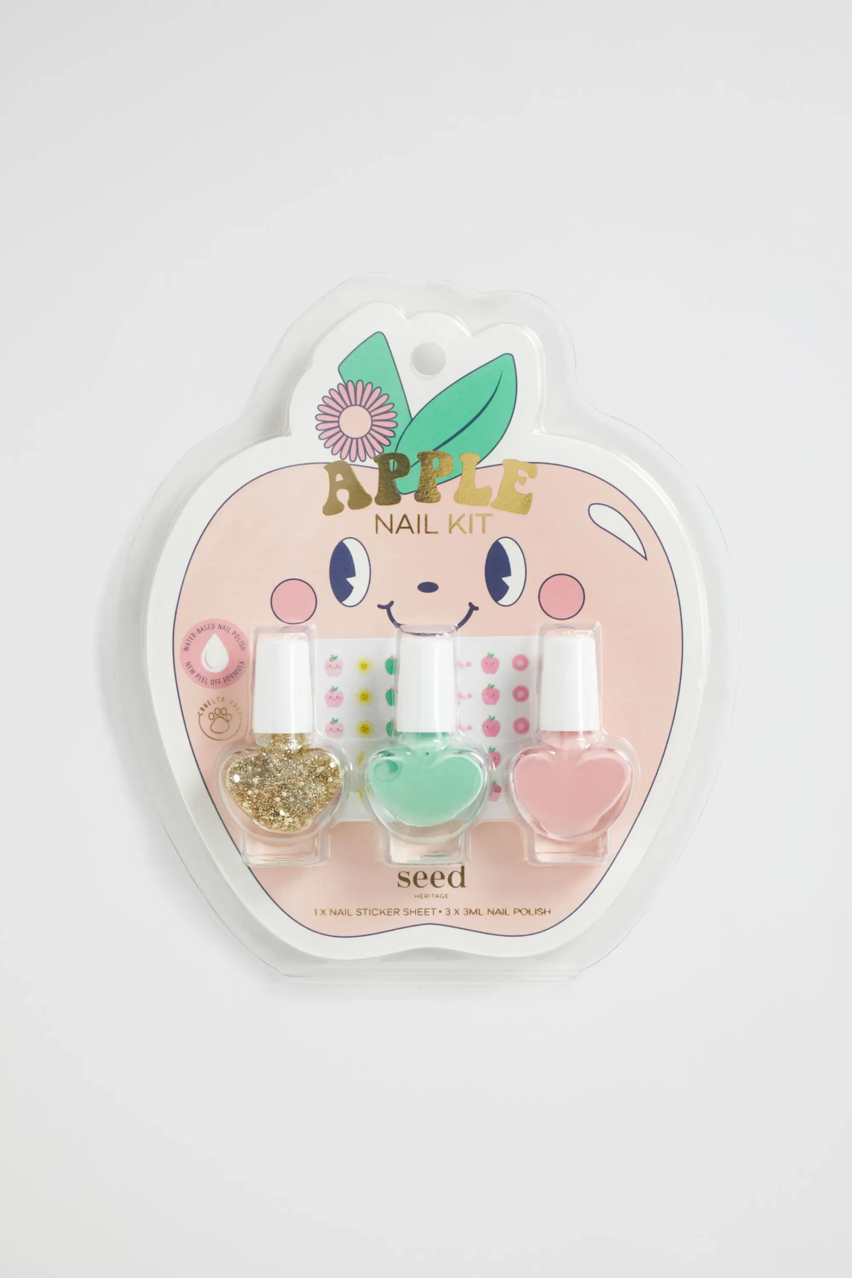 Girl Seed Heritage Beauty & Lips & Nails-Apple 3 Pack Nail Polish