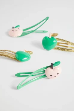 Girl Seed Heritage Hair Accessories-Apple Snap Pack