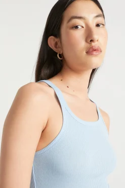 Woman Seed Heritage T-Shirts & Tops-Basic Rib Tank