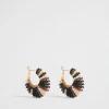 Woman Seed Heritage Jewellery-Beaded Hoop Earring