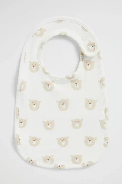 Newborn Seed Heritage Bibs-Bear Bib