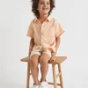 Girl Seed Heritage T-Shirts & Tops-Boxy Linen Shirt