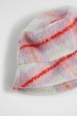 Girl Seed Heritage Hats & Beanies & Caps-Brushed Check Bucket Hat