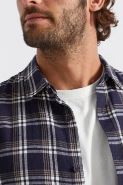 Man Seed Heritage Shirts-Brushed Check Shirt