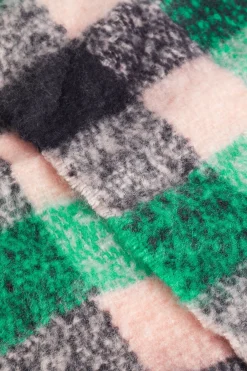 Girl Seed Heritage Ponchos & Capes-Brushed Checked Scarf