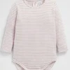 Newborn Seed Heritage Bodysuits & Onesies-Brushed Stripe Bodysuit
