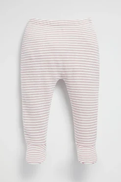 Newborn Seed Heritage Leggings & Pants-Brushed Stripe Legging