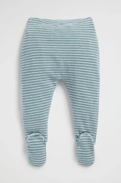 Newborn Seed Heritage Leggings & Pants-Brushed Stripe Legging