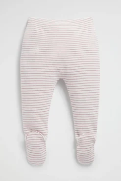 Newborn Seed Heritage Leggings & Pants-Brushed Stripe Legging