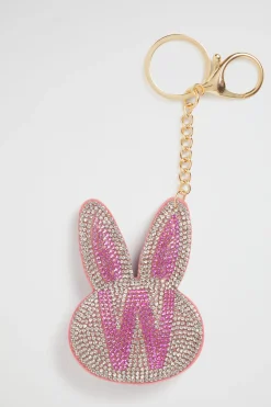 Girl Seed Heritage Keyrings-Bunny Initial Keyring