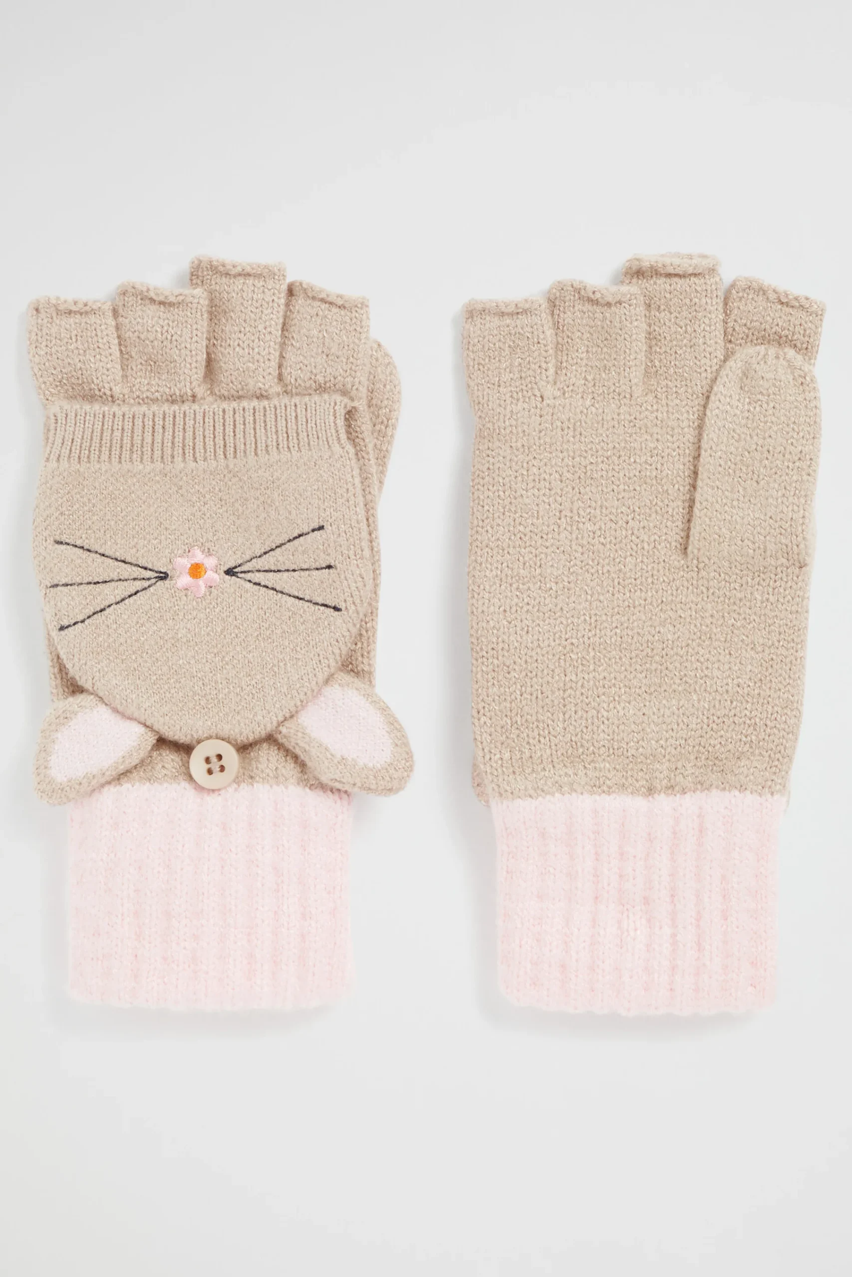 Girl Seed Heritage Ponchos & Capes-Bunny Mittens
