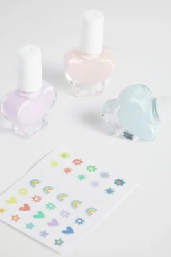 Girl Seed Heritage Beauty & Lips & Nails-Bunny Rainbow 3 Pack Nail Polish
