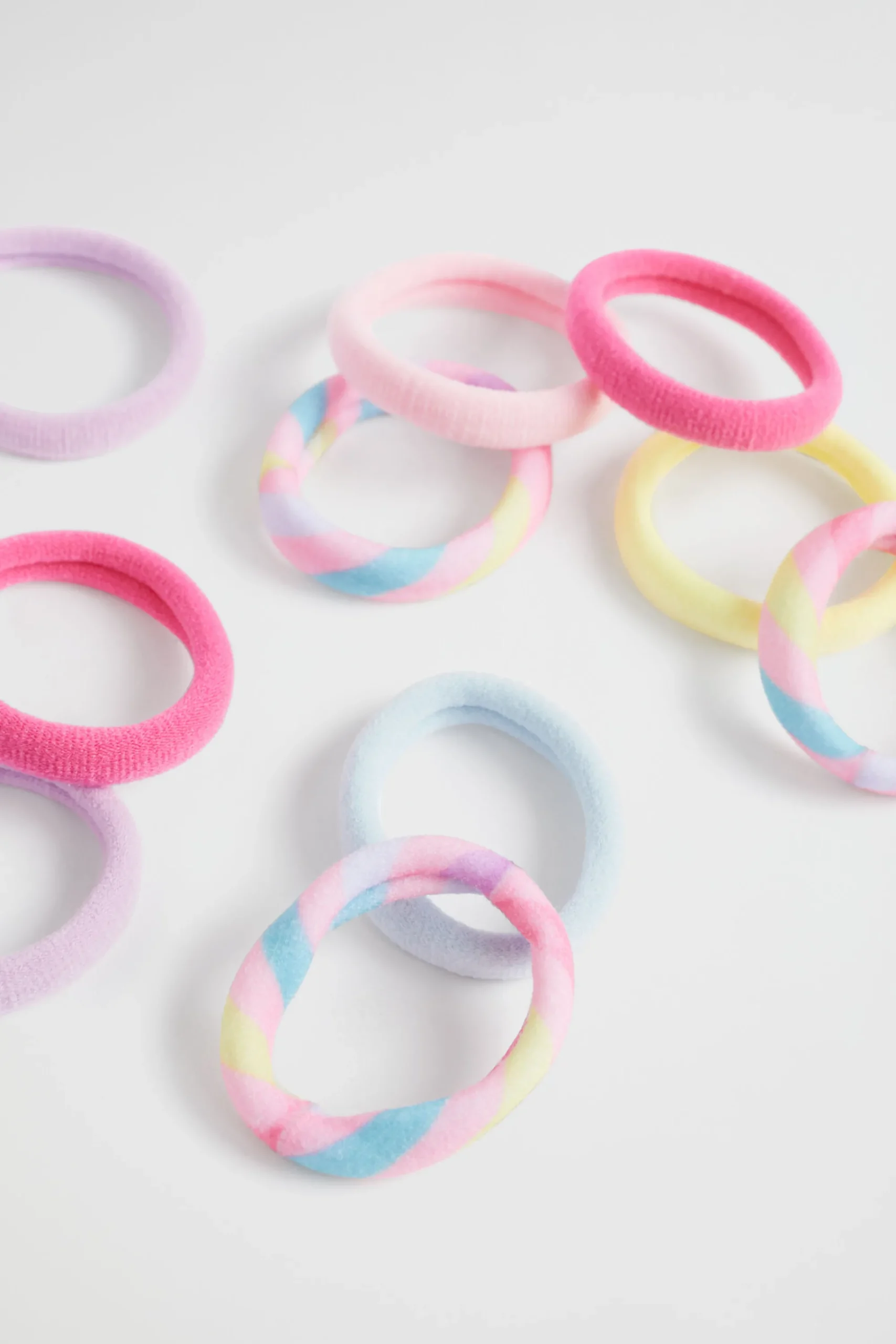 Girl Seed Heritage Hair Accessories-Bunny Rainbow Super Hair Elastics