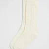 Woman Seed Heritage Socks & Tights-Cable Knit Bed Sock