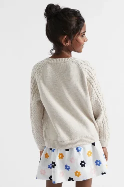 Girl Seed Heritage Knitwear & Sweaters-Cable Knit Cardi
