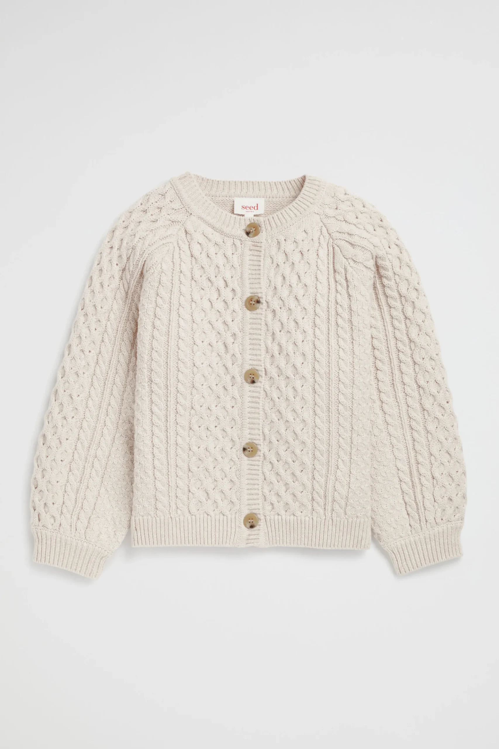 Girl Seed Heritage Knitwear & Sweaters-Cable Knit Cardi
