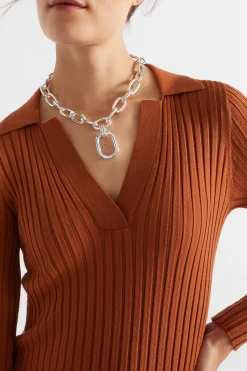 Woman Seed Heritage Jewellery-Chain Link Necklace