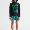 Boy Seed Heritage Swimwear-Check Boardshort