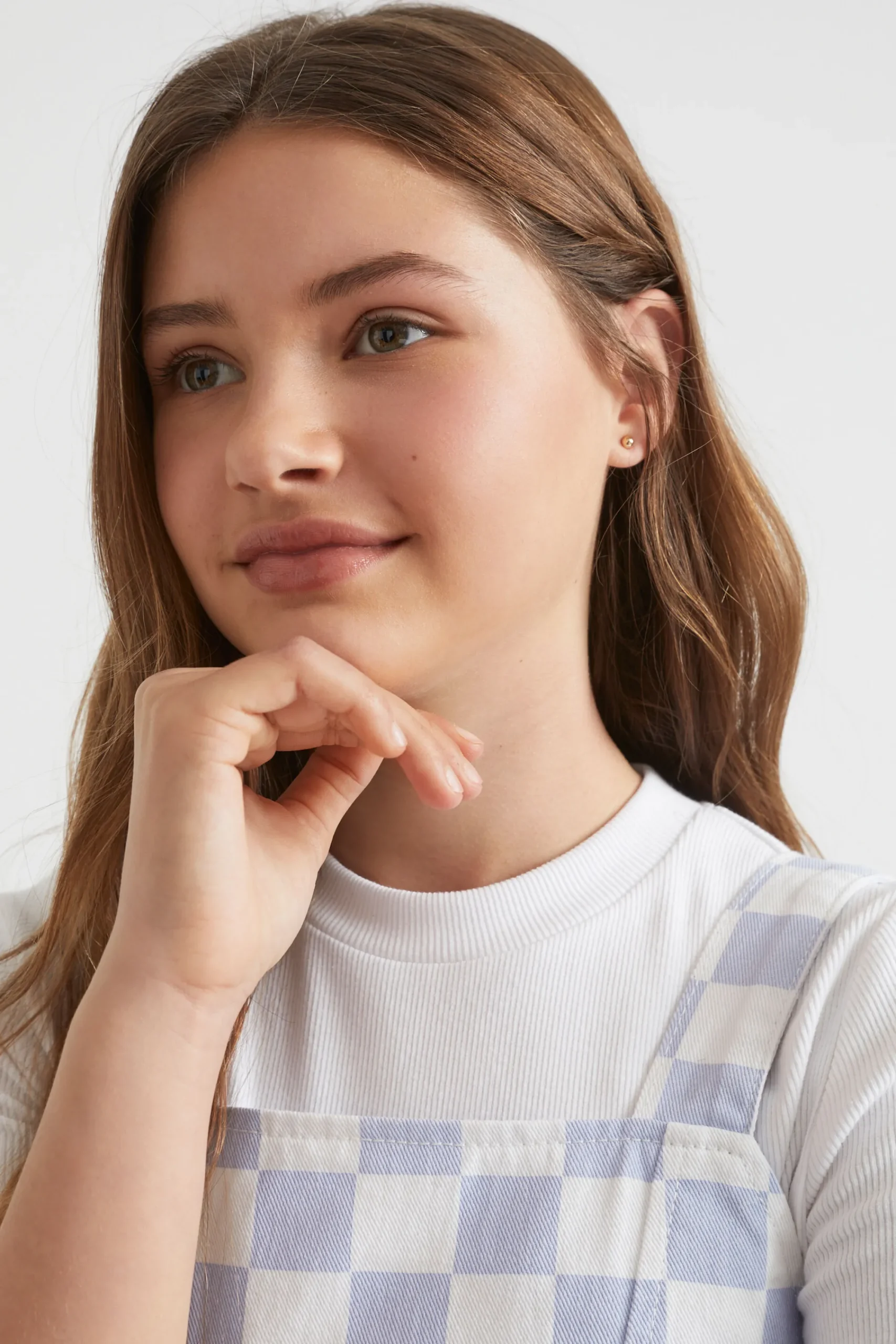Teen Girl Seed Heritage Denim & Jeans-Check Denim Dress