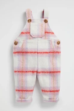 Baby Girl Seed Heritage Playsuits & Overalls-Check Overall