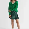 Teen Girl Seed Heritage Skirts-Check Pleat Skirt