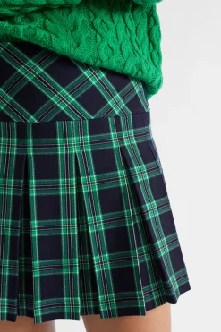 Teen Girl Seed Heritage Skirts-Check Pleat Skirt