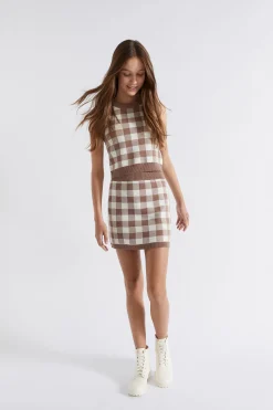 Teen Girl Seed Heritage Jackets & Vests-Check Vest