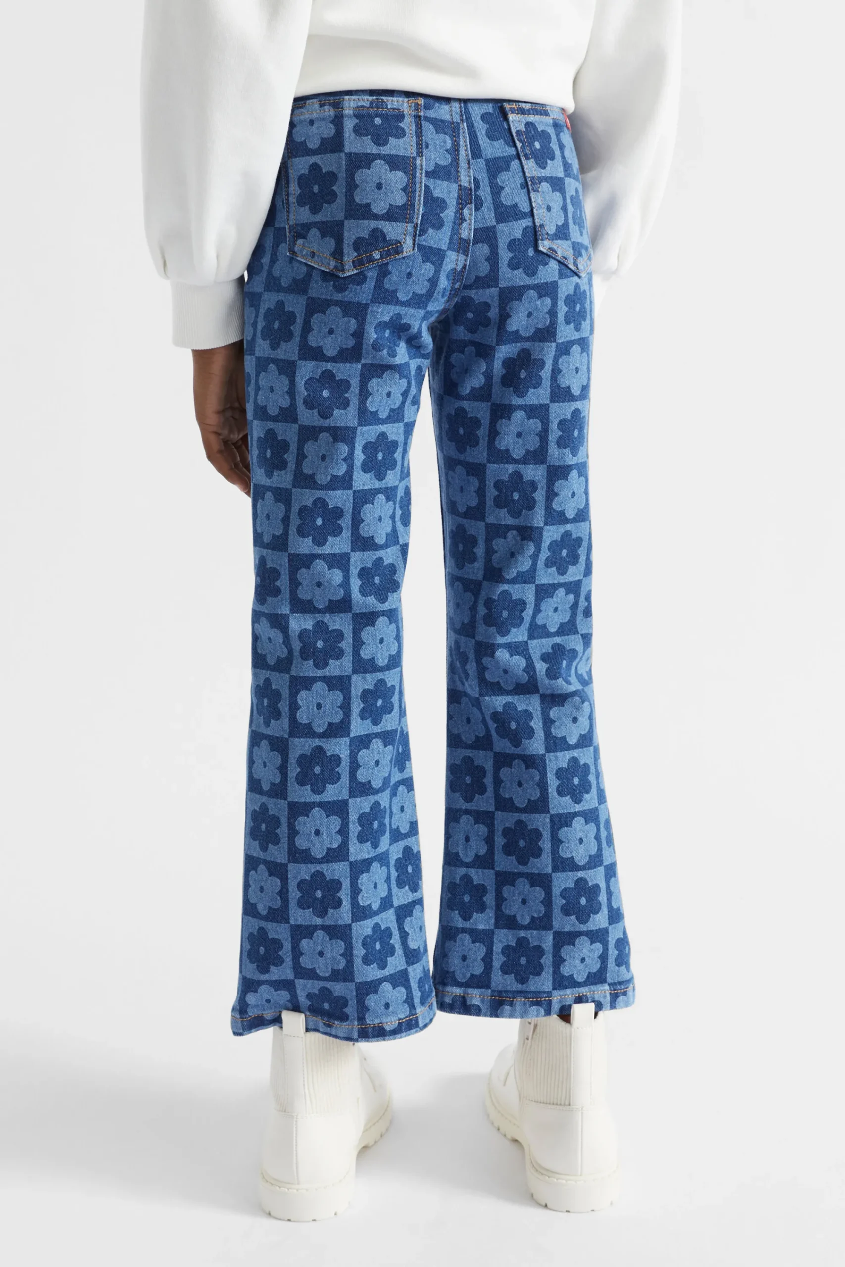 Girl Seed Heritage Denim & Jeans-Checked Jean