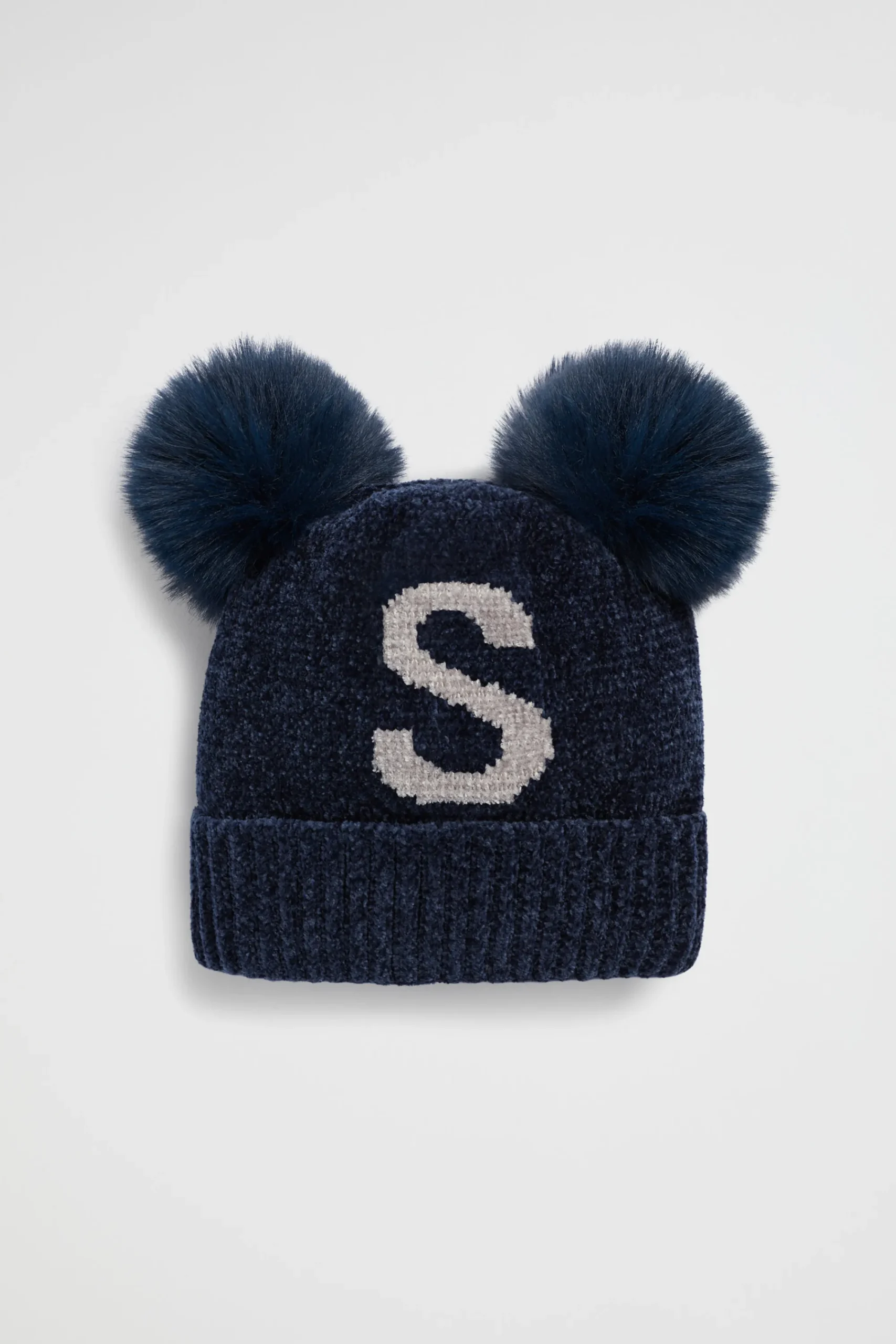 Baby Boy Seed Heritage Beanies-Chenille Initial Beanie