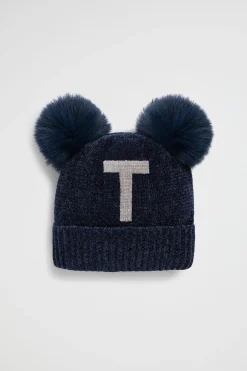 Baby Boy Seed Heritage Beanies-Chenille Iniial Beanie