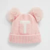 Baby Girl Seed Heritage Beanies-Chenille Iniial Beanie