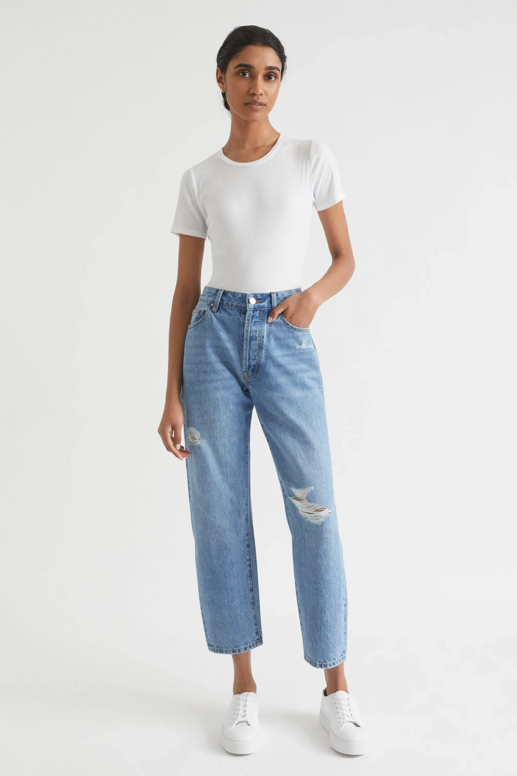 Woman Seed Heritage Pants-Core Boyfriend Jean