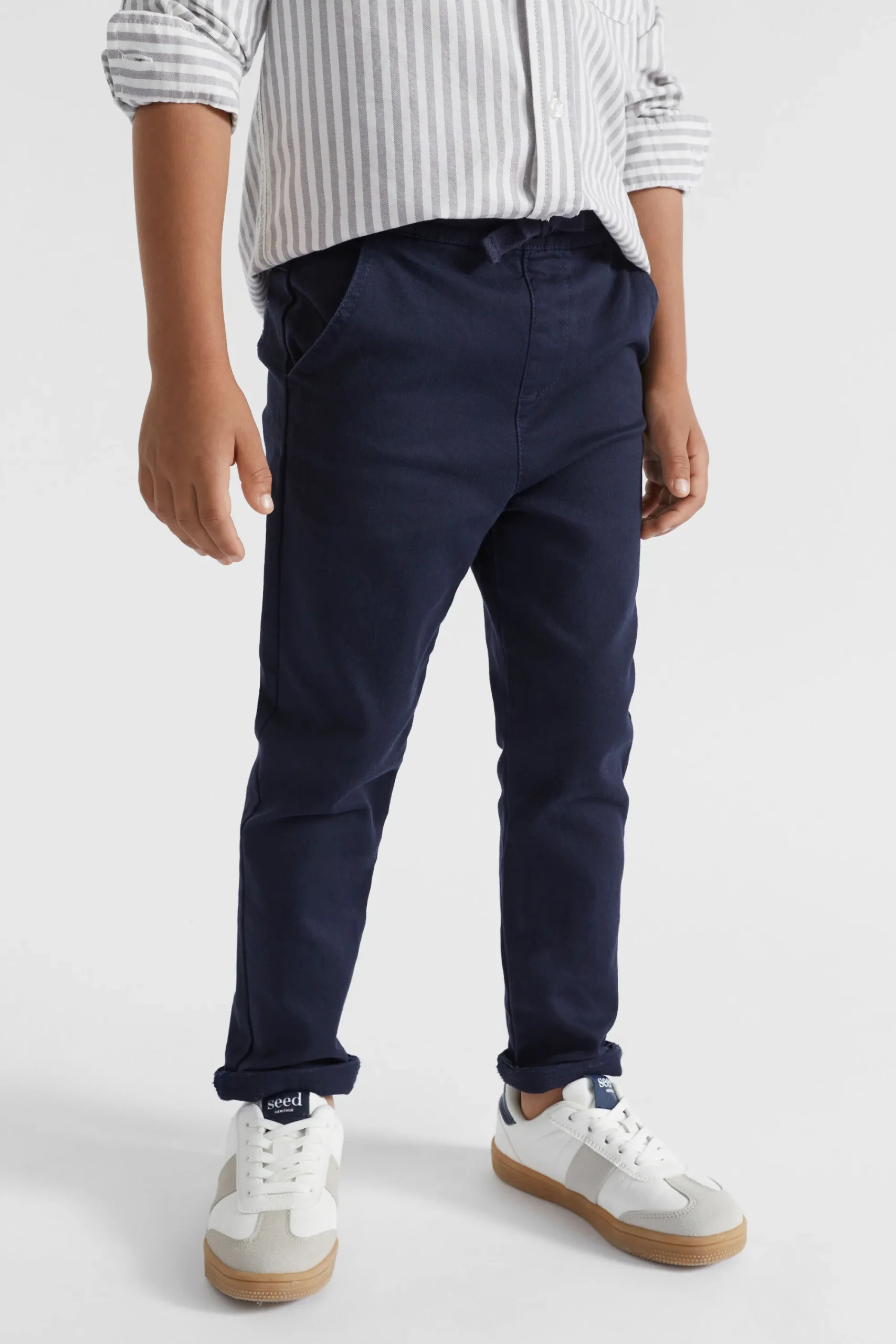 Boy Seed Heritage Pants-Core Logo Chino