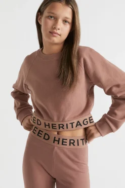 Teen Girl Seed Heritage Knitwear & Sweaters-Core Logo Hem Sweat