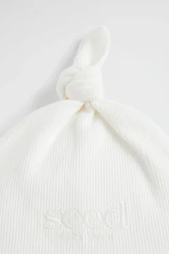 Newborn Seed Heritage Beanies-Core Logo Knot Hat