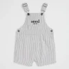 Baby Boy Seed Heritage Rompers & Overalls-Core Logo Overall