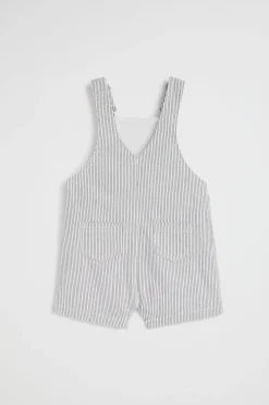 Baby Boy Seed Heritage Rompers & Overalls-Core Logo Overall