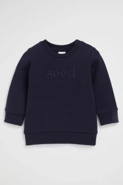 Baby Boy Seed Heritage Knitwear & Sweaters-Core Logo Sweat