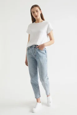 Woman Seed Heritage T-Shirts & Tops-Core Longline Tee