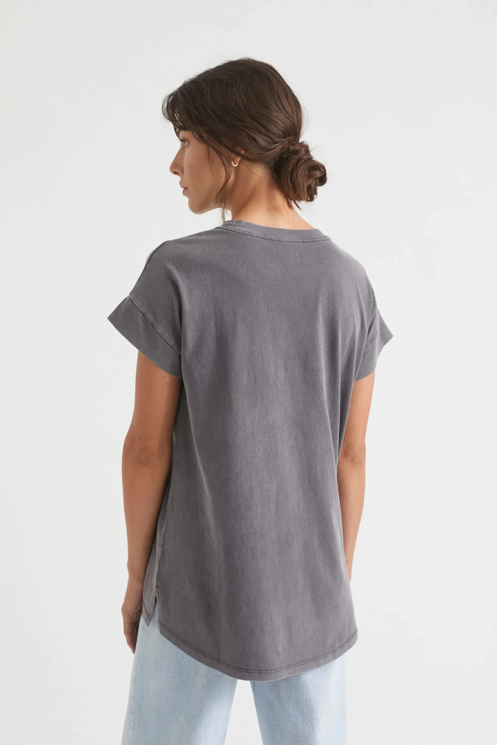 Woman Seed Heritage T-Shirts & Tops-Core Longline Tee