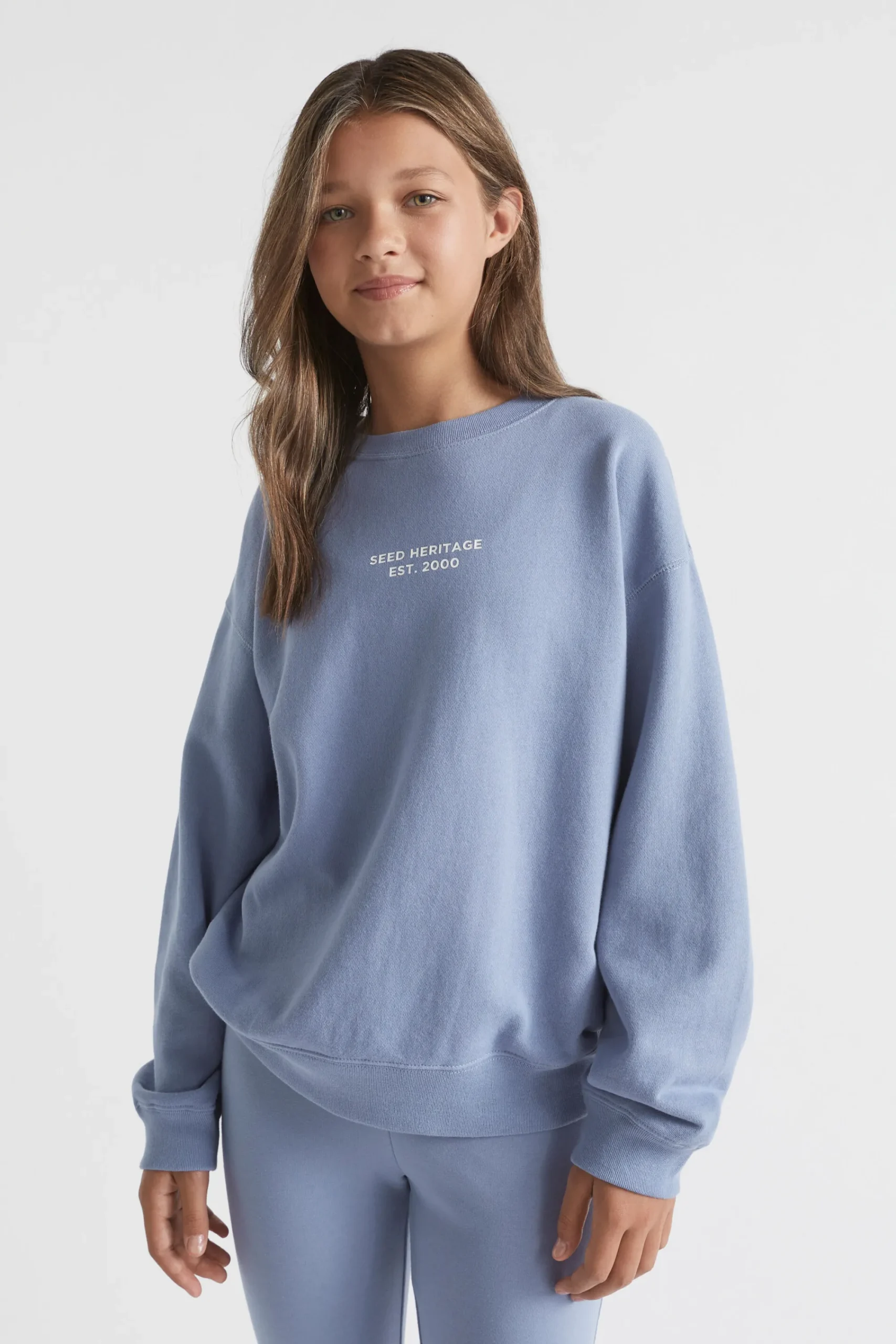 Teen Girl Seed Heritage Knitwear & Sweaters-Core Relaxed Sweat