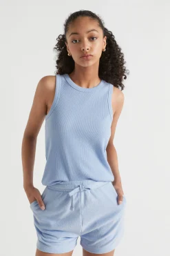 Teen Girl Seed Heritage T-Shirts & Tops-Core Rib Tank