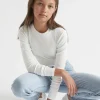 Teen Girl Seed Heritage T-Shirts & Tops-Core Rib Tee