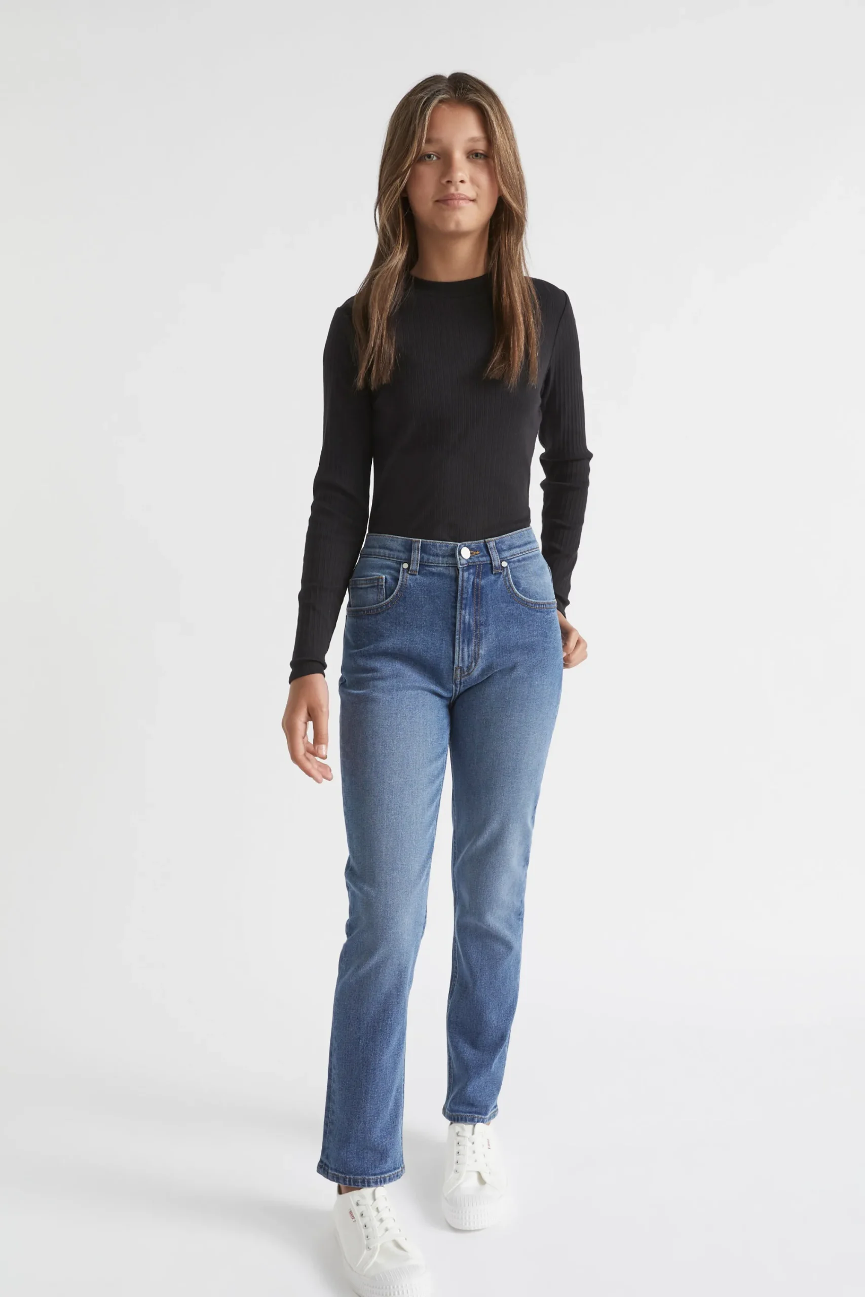 Teen Girl Seed Heritage T-Shirts & Tops-Core Rib Tee