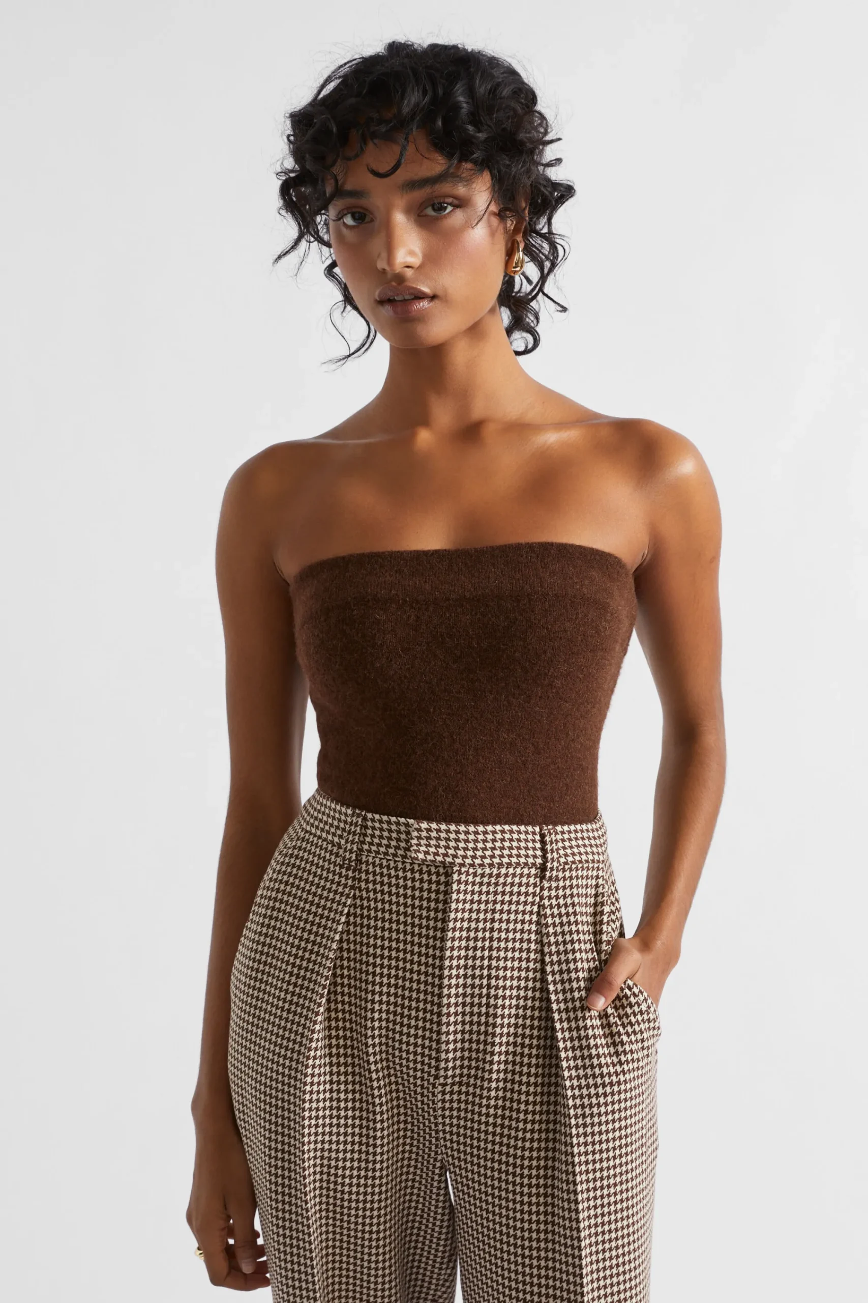 Woman Seed Heritage Knitwear & Sweaters-Cosy Knit Bustier