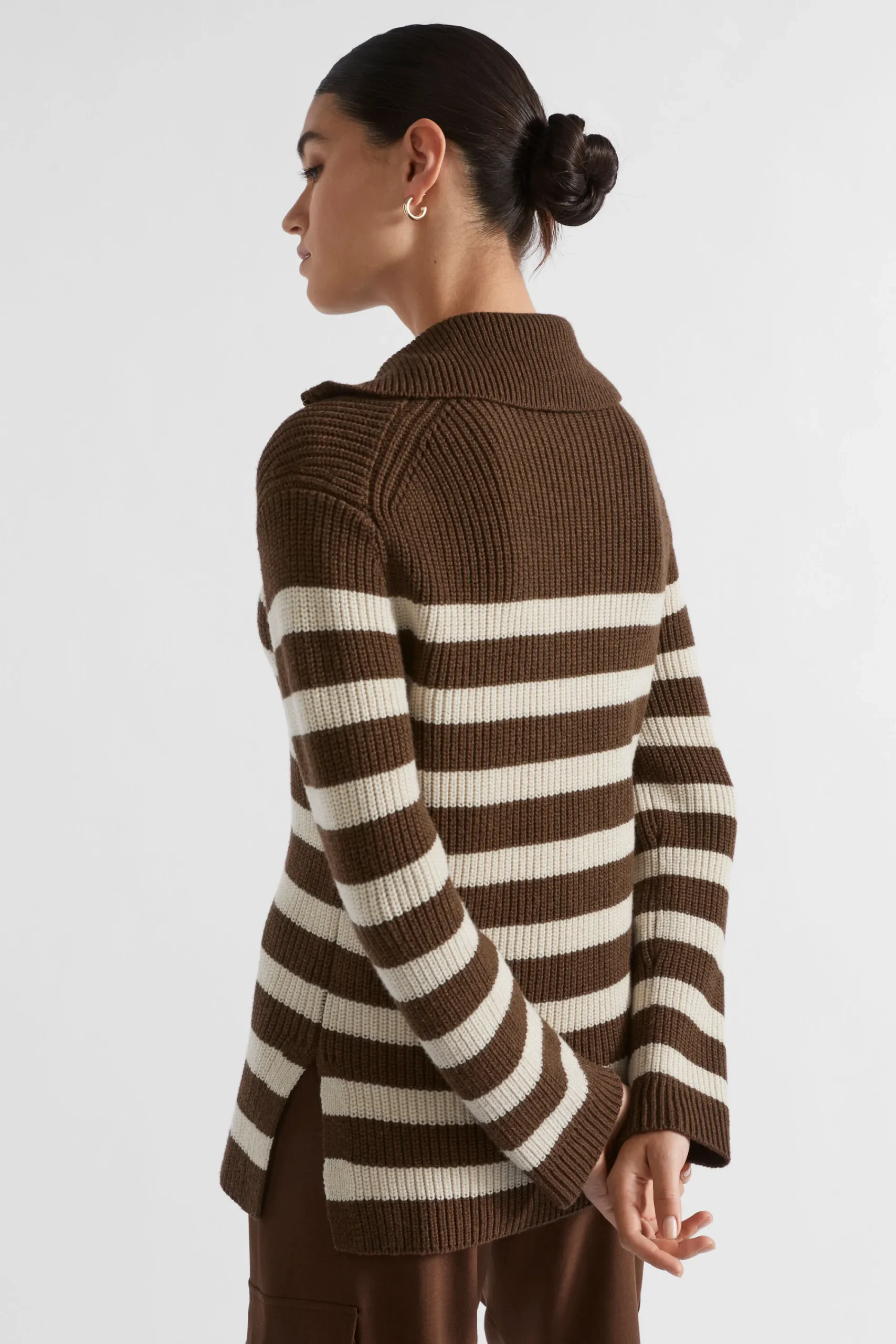 Woman Seed Heritage Knitwear & Sweaters-Cotton Blend Stripe Knit