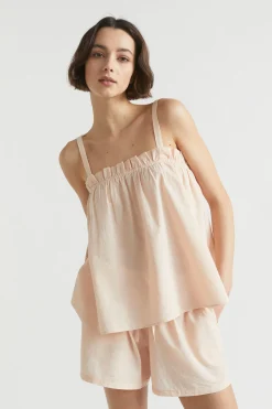 Seed Heritage Sleepwear-Cotton Frill Cami
